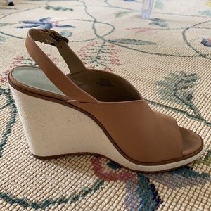 1. State nude Genna wedges - size 7